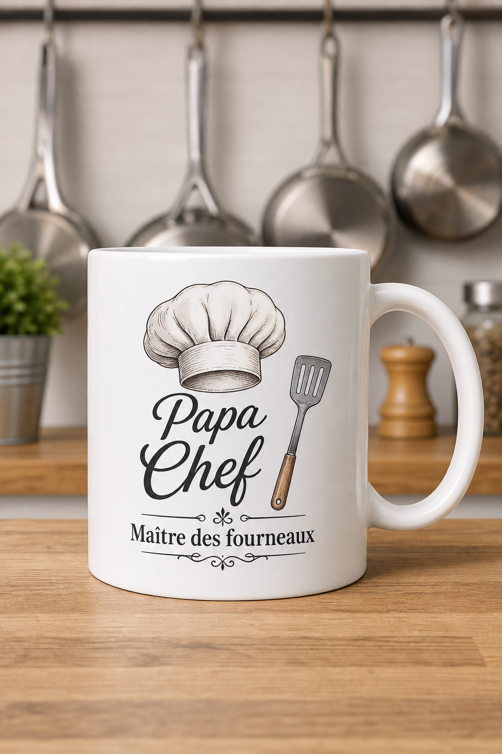Mug Papa Cuisinier personnalisé – chefs du quotidien | Instant Mugs