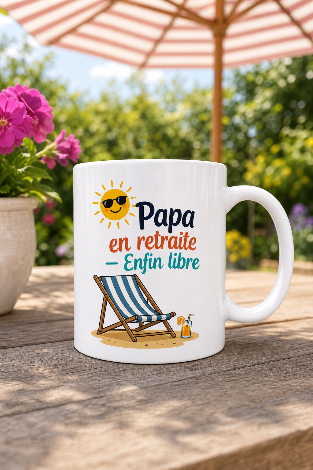 Mug Papa Retraité personnalisé – nouveau chapitre plein de tendresse | Instant Mugs