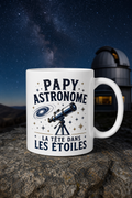 Mug Papy Astronome — L hommage céleste qui réchauffe chaque café