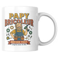 Mug Papy Bricoleur — Tasse cadeau pour grand-père bricoleur - vue 1