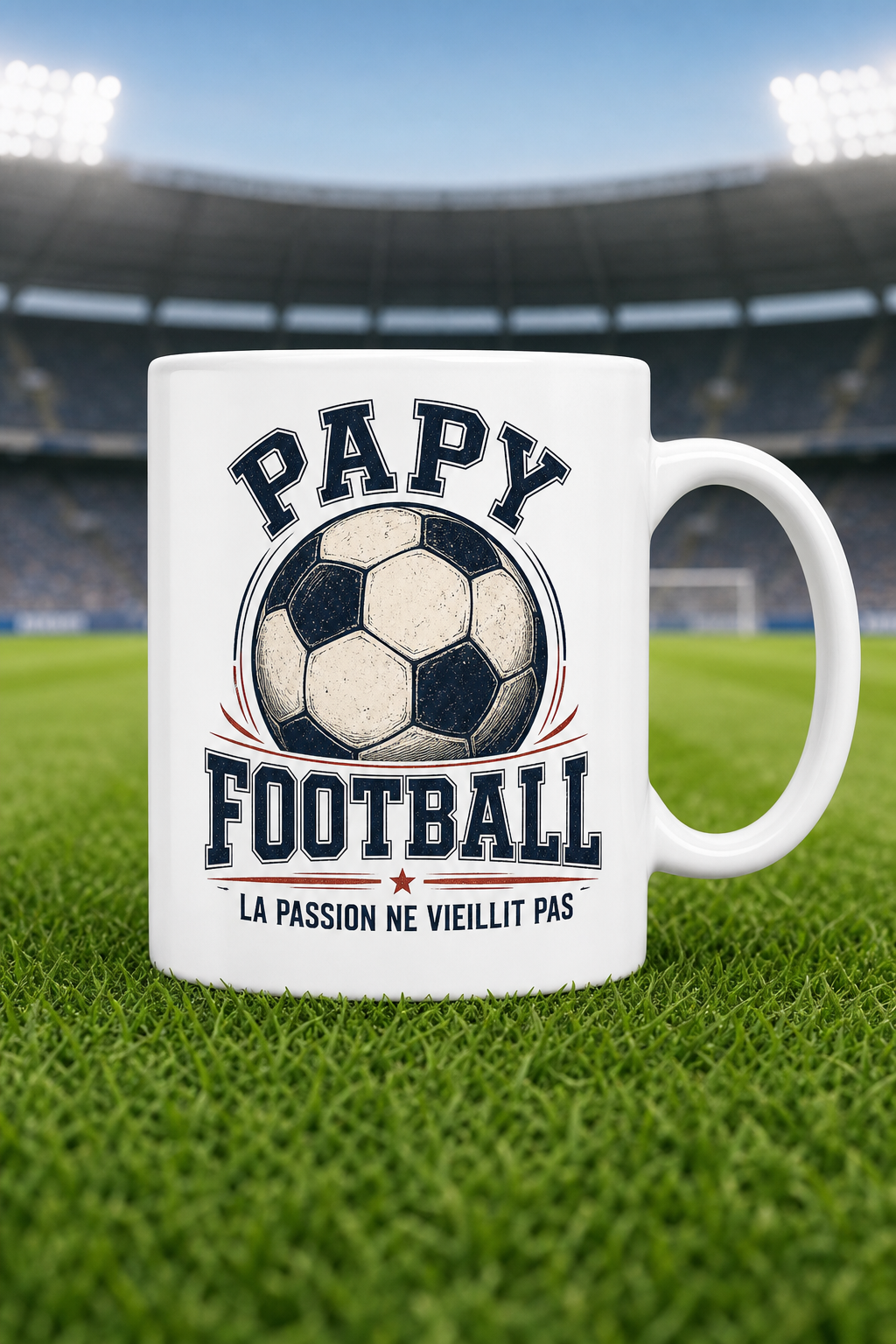 Mug Papy Football personnalisé – émotion du stade | Instant Mugs