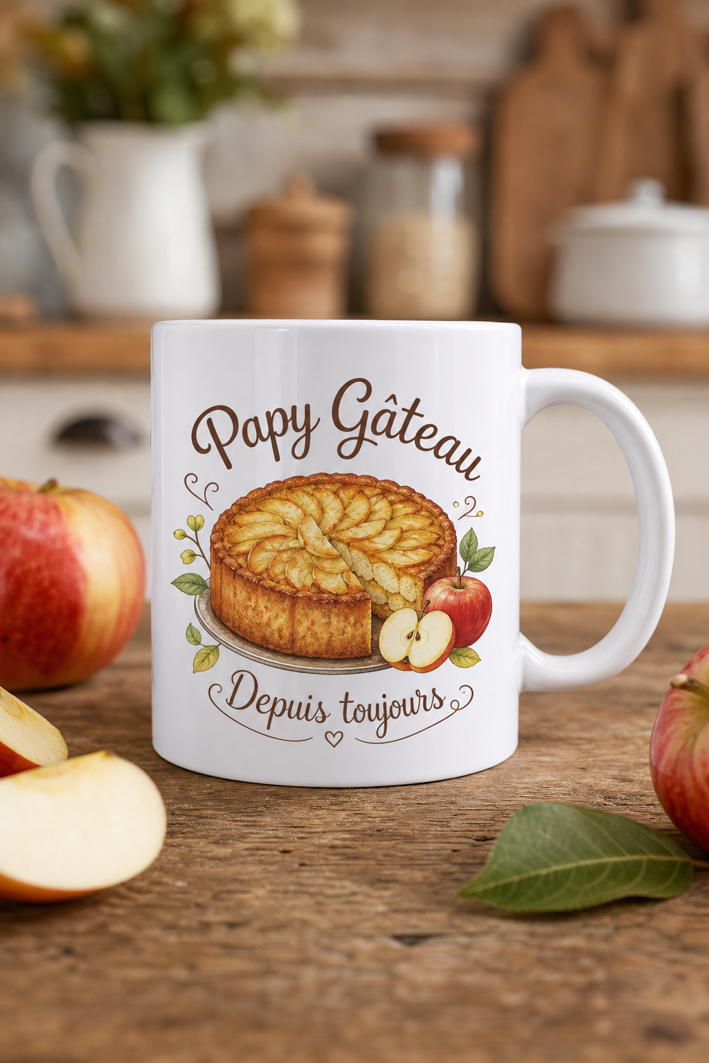 Mug Papy Gâteau personnalisé – grands-parents gourmands | Instant Mugs