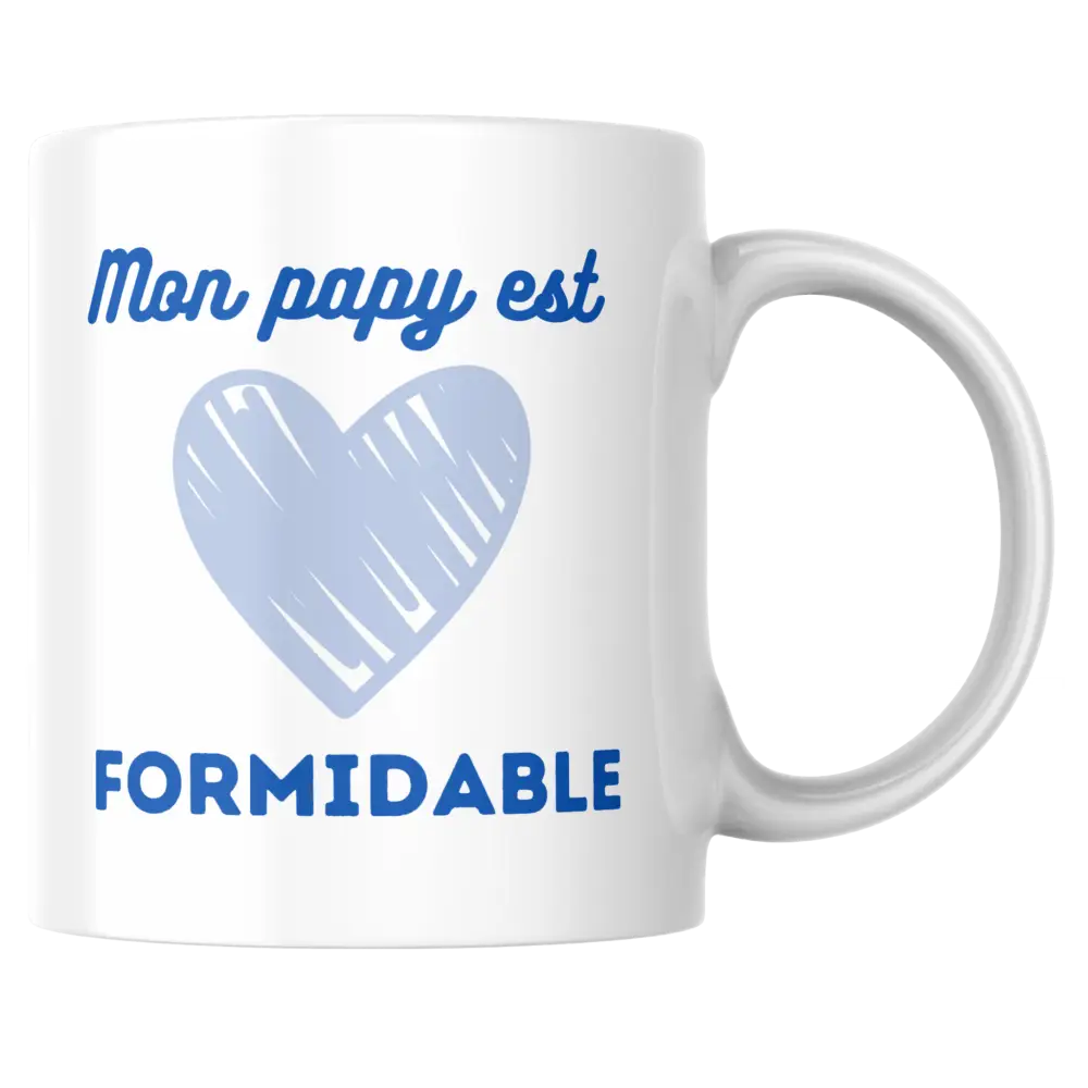 Mug papy – Mon papy est formidable – tasse en céramique personnalisable – Instant Mugs - Mug