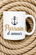 Mug Parrain Amour — Un geste tendre qui marque toutes les occasions