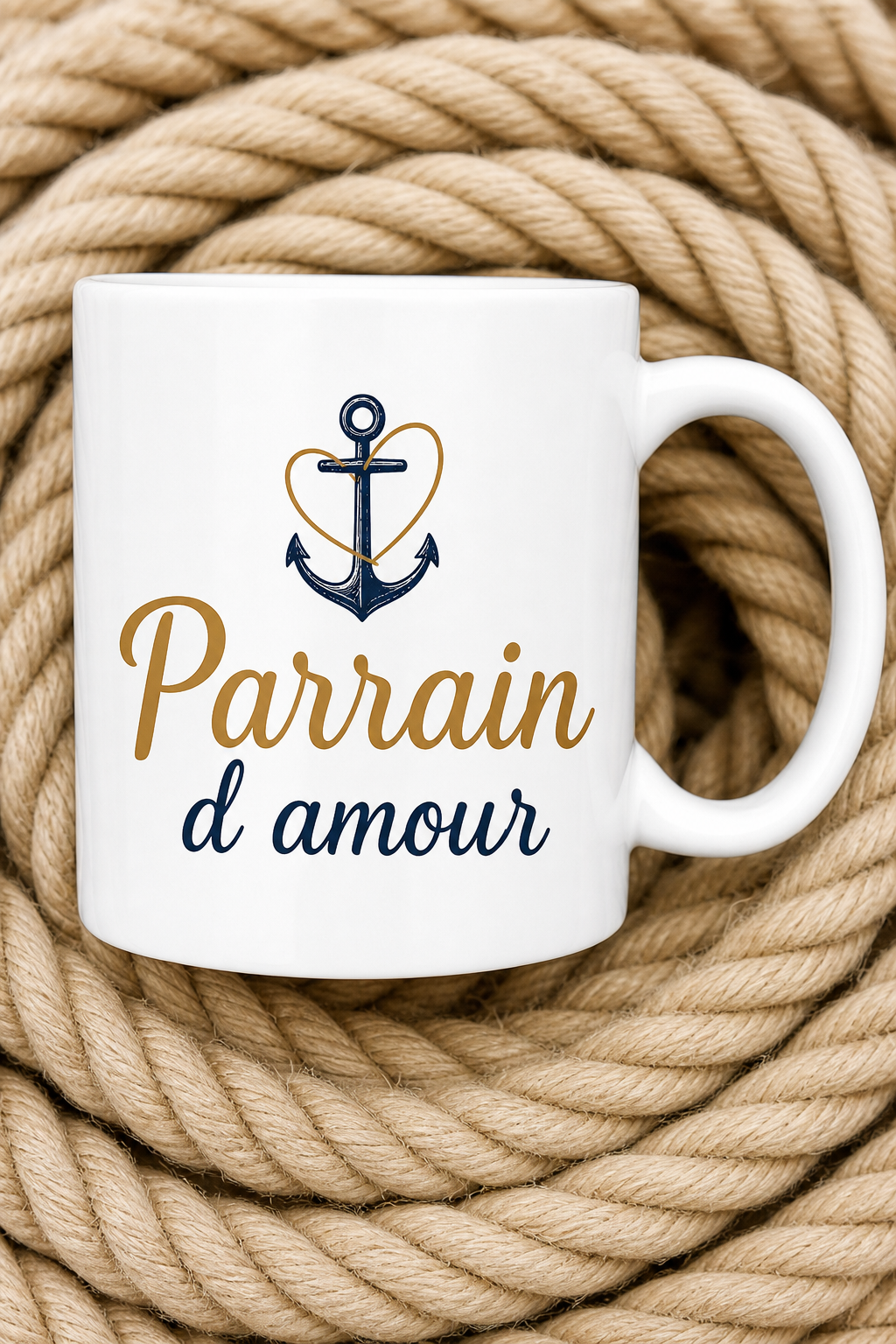 Mug Parrain Amour personnalisé – geste tendre pour le parrain | Instant Mugs
