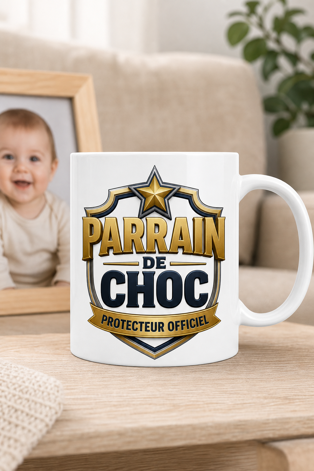Mug Parrain de Choc personnalisé – lien exceptionnel | Instant Mugs
