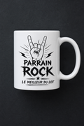 Mug Parrain Rock — Une déclaration de style et d’affection authentique