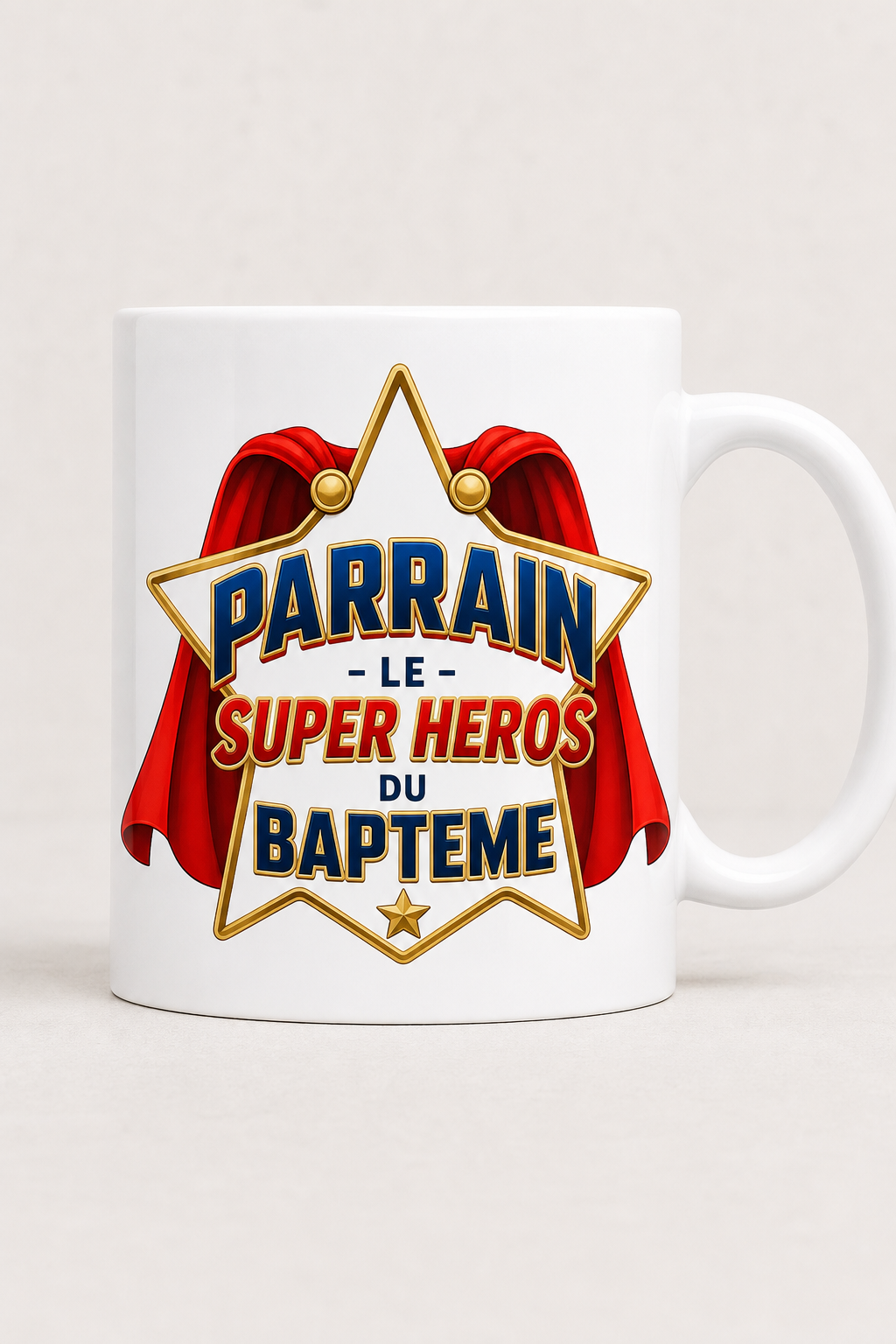 Mug Parrain Super Hero personnalisé – héros de votre vie | Instant Mugs