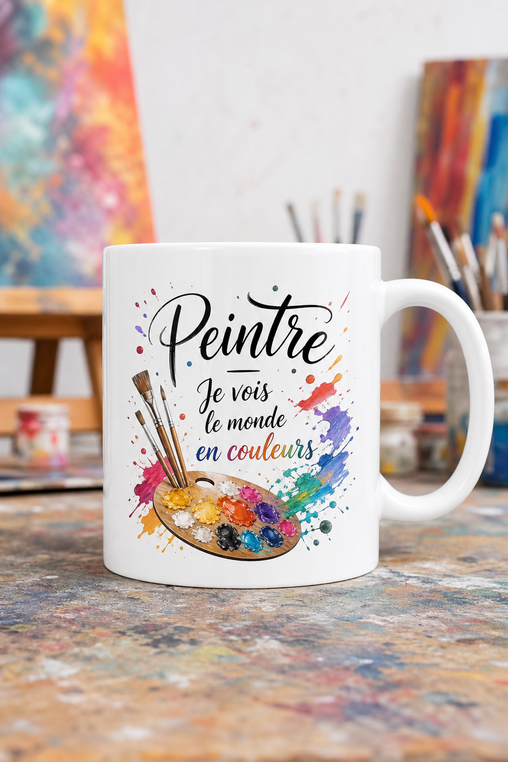 Mug Peintre Artiste personnalisé – hommage créatif | Instant Mugs