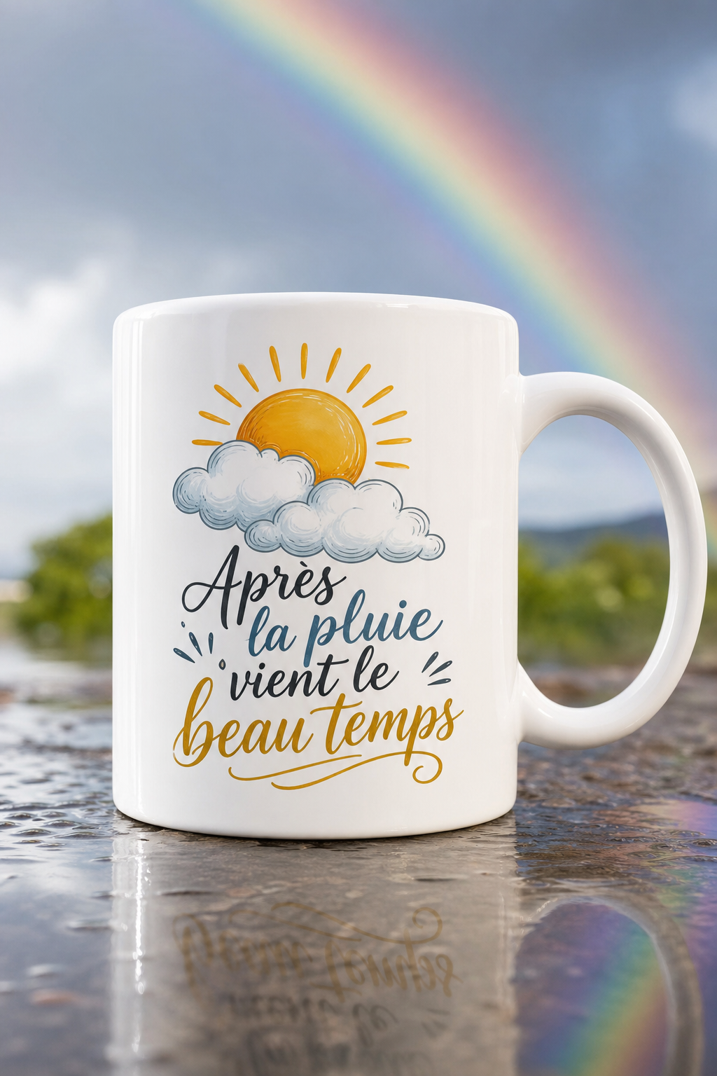 Mug Pensée Positive personnalisé – optimisme chaque matin | Instant Mugs