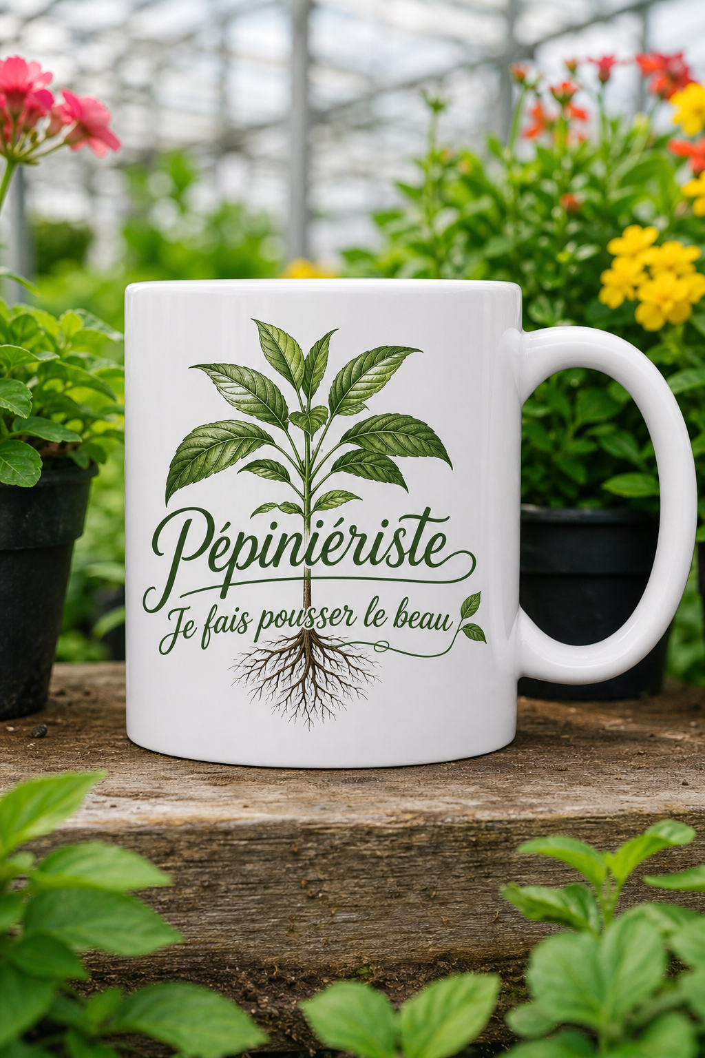 Mug Pépiniériste personnalisé – passion verdure | Instant Mugs