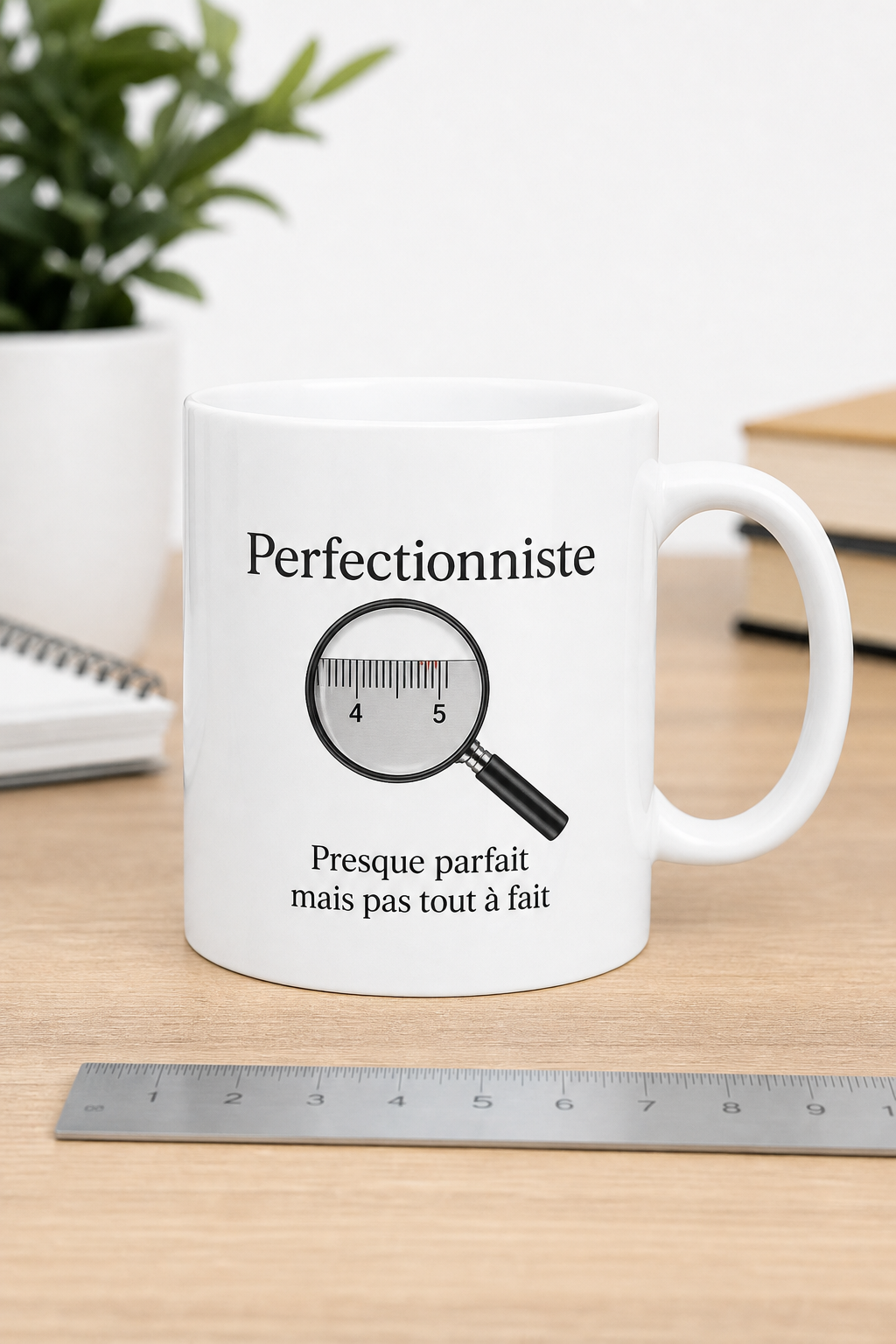 Mug Perfectionniste personnalisé – quête d'excellence | Instant Mugs
