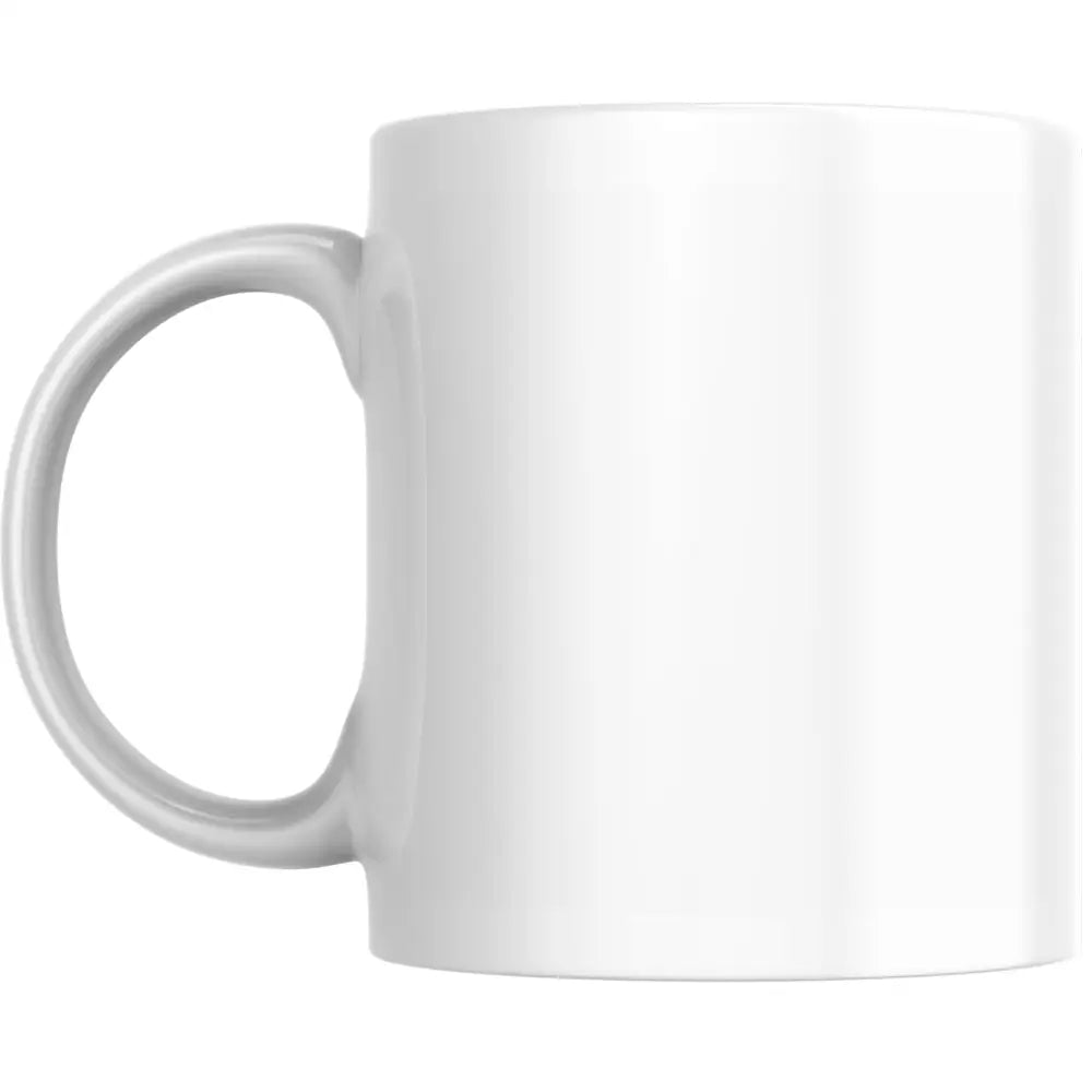 Tasse personnalisée vue de face — mug céramique 330 ml avec photo et texte personnalisés, fabrication Nord de France