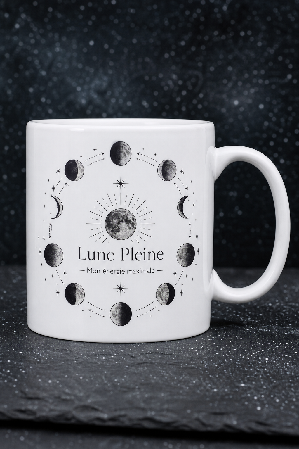 Mug Phase de Lune personnalisé – astronomie et poésie | Instant Mugs