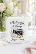 Mug Photographe de Mariage — L hommage parfait aux instants magiques capturés