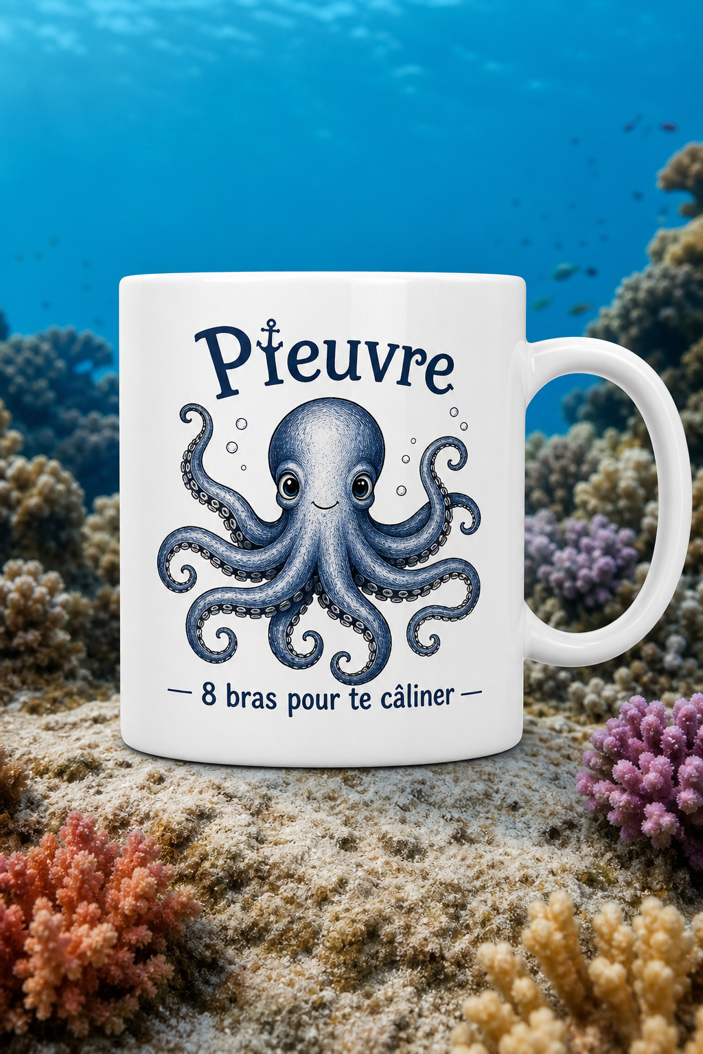 Mug Pieuvre personnalisé – esprit et charme | Instant Mugs