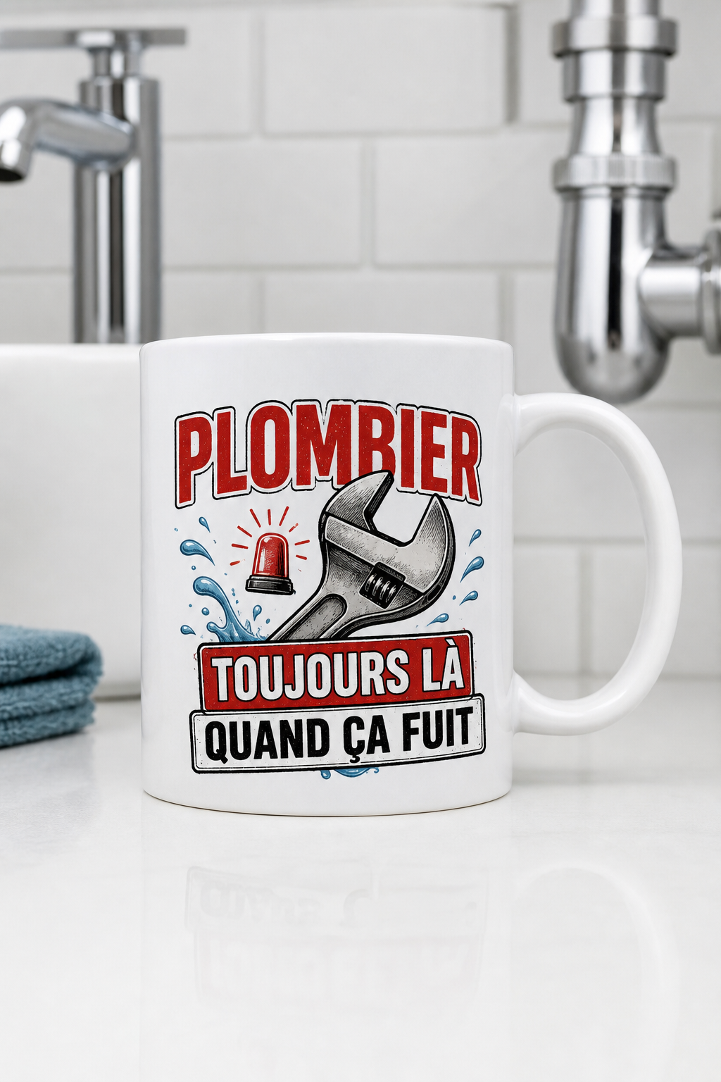 Mug Plombier personnalisé – héros du dépannage | Instant Mugs