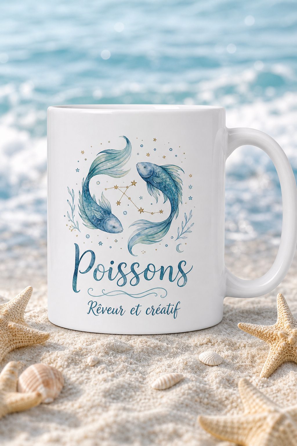 Mug Poissons personnalisé – voyage imaginaire apaisant | Instant Mugs
