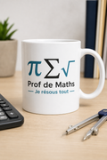 Mug Prof de Maths personnalisé – esprit scientifique | Instant Mugs