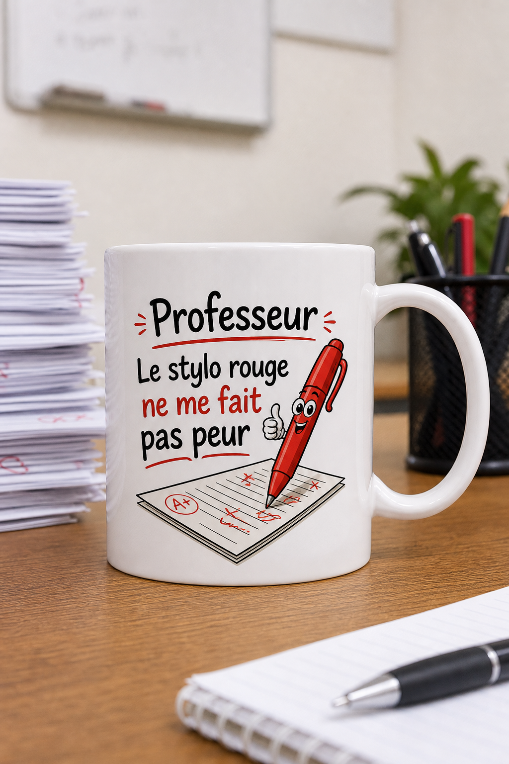 Mug Professeur Humour personnalisé – rires en classe | Instant Mugs