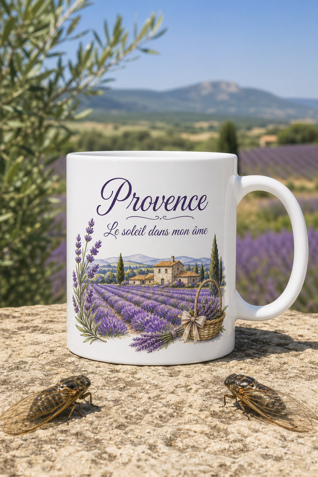 Mug Provence Soleil personnalisé – voyage ensoleillé | Instant Mugs