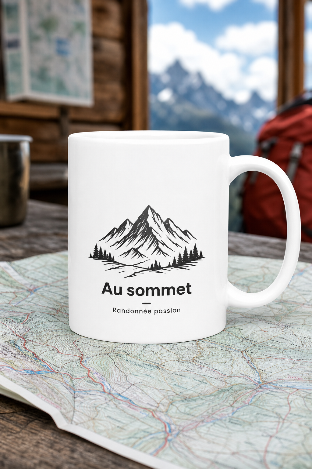Mug Randonneur Sommet personnalisé – nature et altitude | Instant Mugs