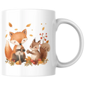 Mug renard automne et écureuil – tasse en céramique – Instant Mugs - Mug