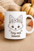 Mug Renard Kawaii personnalisé – douceur et malice au quotidien | Instant Mugs