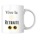 Mug céramique cadeau retraite — mug retraite – tasse “vive la retraite” en céramique artisanal Made in France