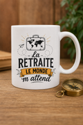 Mug Retraite Voyage — Le compagnon inspirant pour une nouvelle aventure