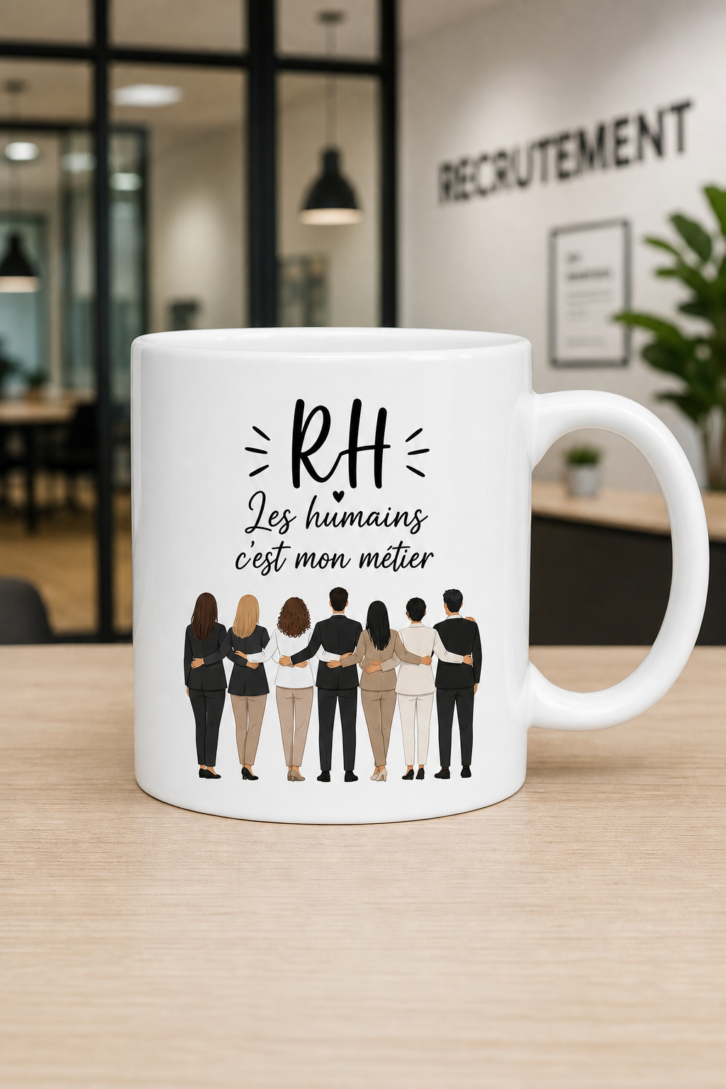Mug RH personnalisé – héros du bien-être au travail | Instant Mugs