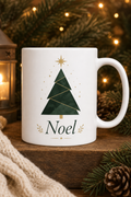 Mug Sapin Noël Minimaliste : l’élégance festive au quotidien