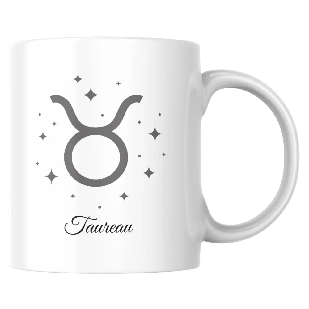 Mug Signe Astrologique Taureau – Force, Stabilité & Élégance Naturelle