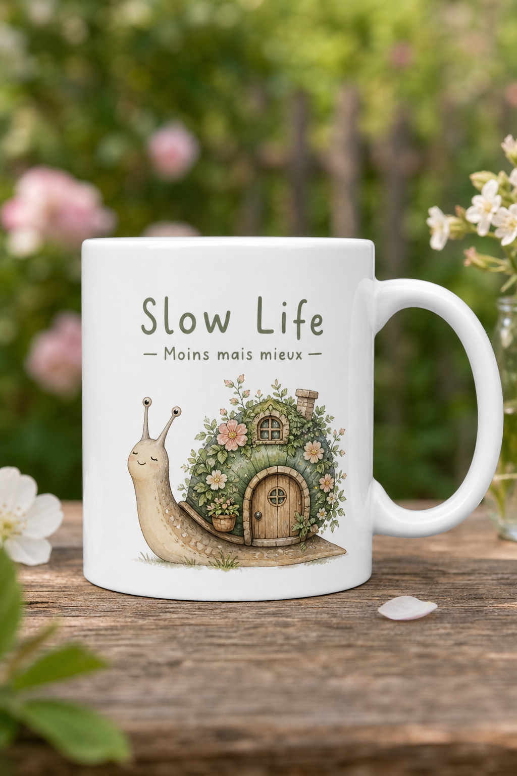 Mug Slow Life personnalisé – ralentir et profiter | Instant Mugs