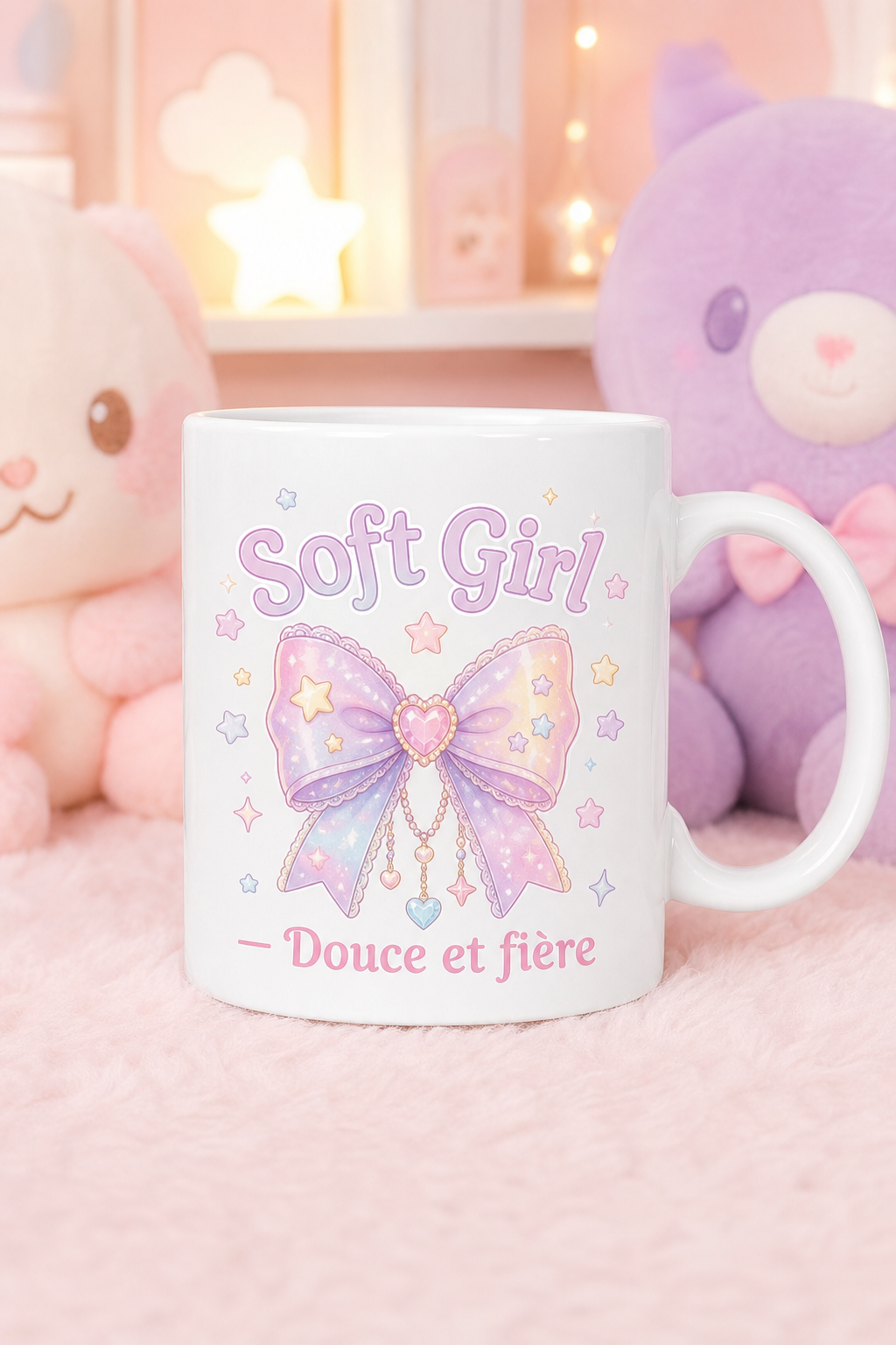 Mug Soft Girl personnalisé – douceur et couleurs | Instant Mugs