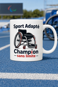 Mug Sport Adapté personnalisé – passion inclusive | Instant Mugs