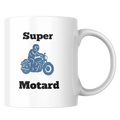 Mug Super Motard – Cadeau motard original – Idée cadeau moto – Instant Mugs - Mug