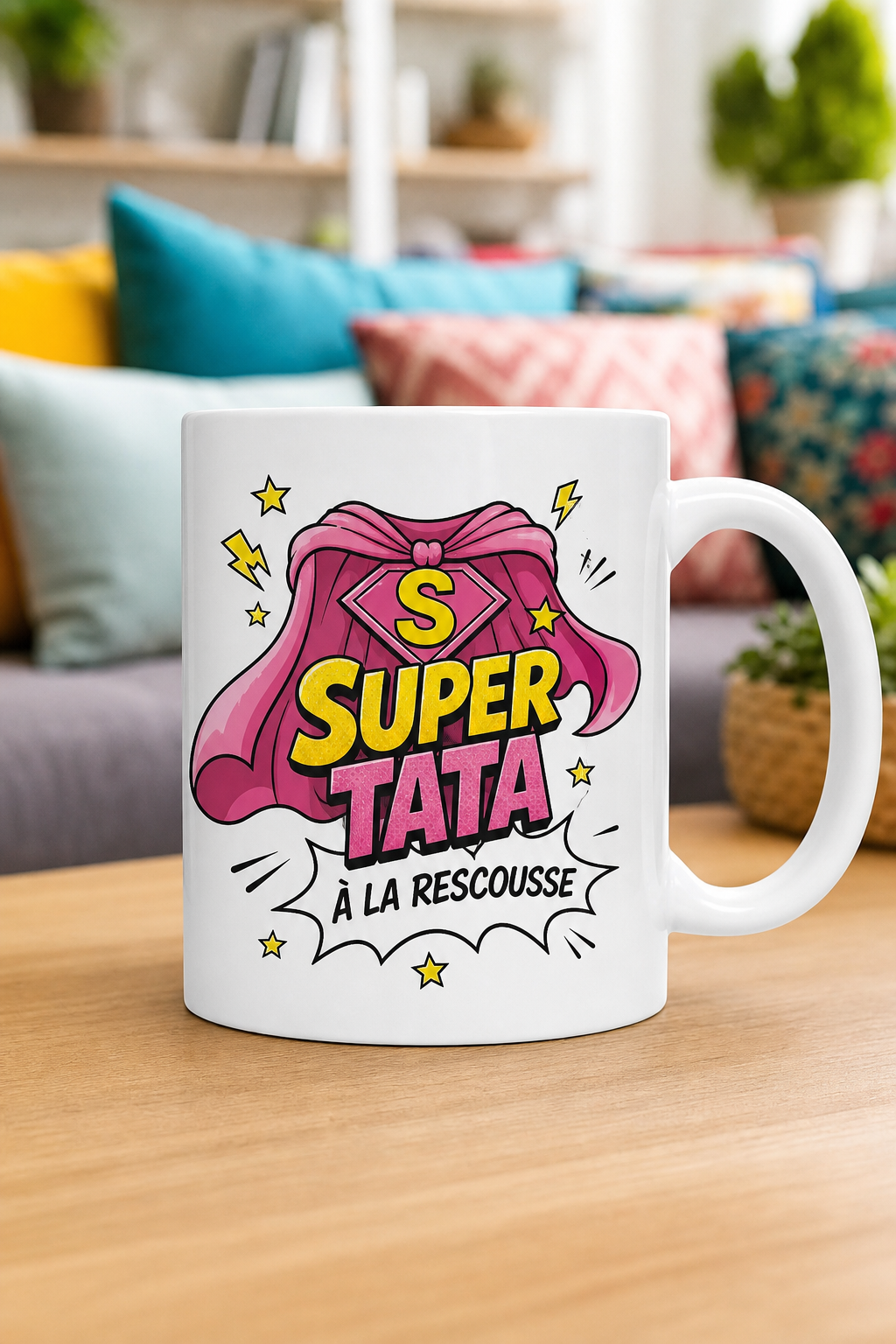 Mug Super Tata personnalisé – tata en or célébrée | Instant Mugs