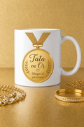 Mug Tata en Or — L éclat de tendresse pour une tata exceptionnelle