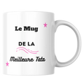 Mug tata – tasse en céramique “Meilleure Tata” personnalisable – Instant Mugs - Mug
