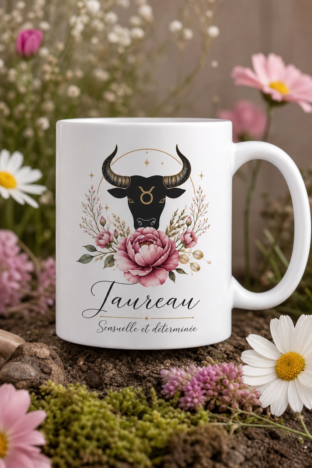 Mug Taureau Elle personnalisé – femme affirmée zodiac | Instant Mugs