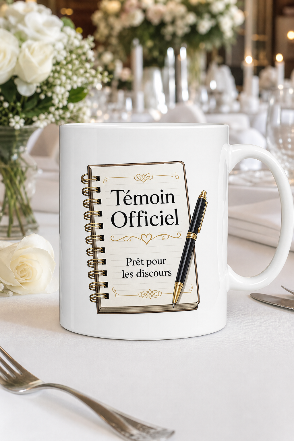 Mug Témoin Officiel personnalisé – cadeau témoin mariage | Instant Mugs