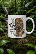 Mug Tigre Puissant personnalisé – énergie sauvage | Instant Mugs
