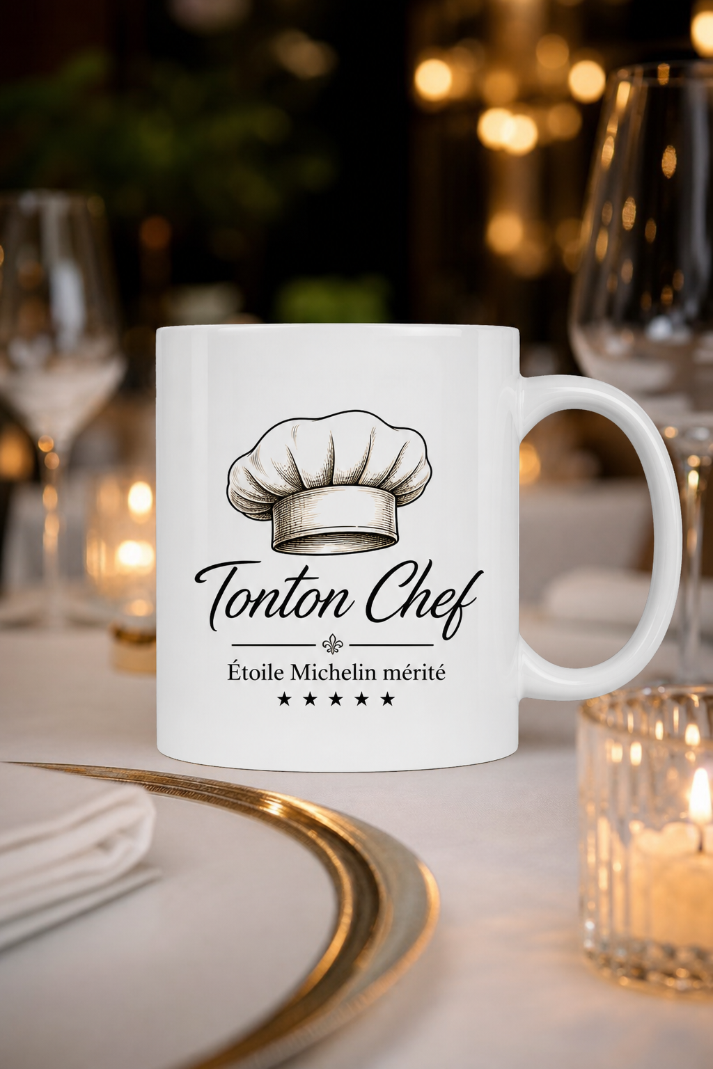 Mug Tonton Chef personnalisé – celui qui fait la différence | Instant Mugs