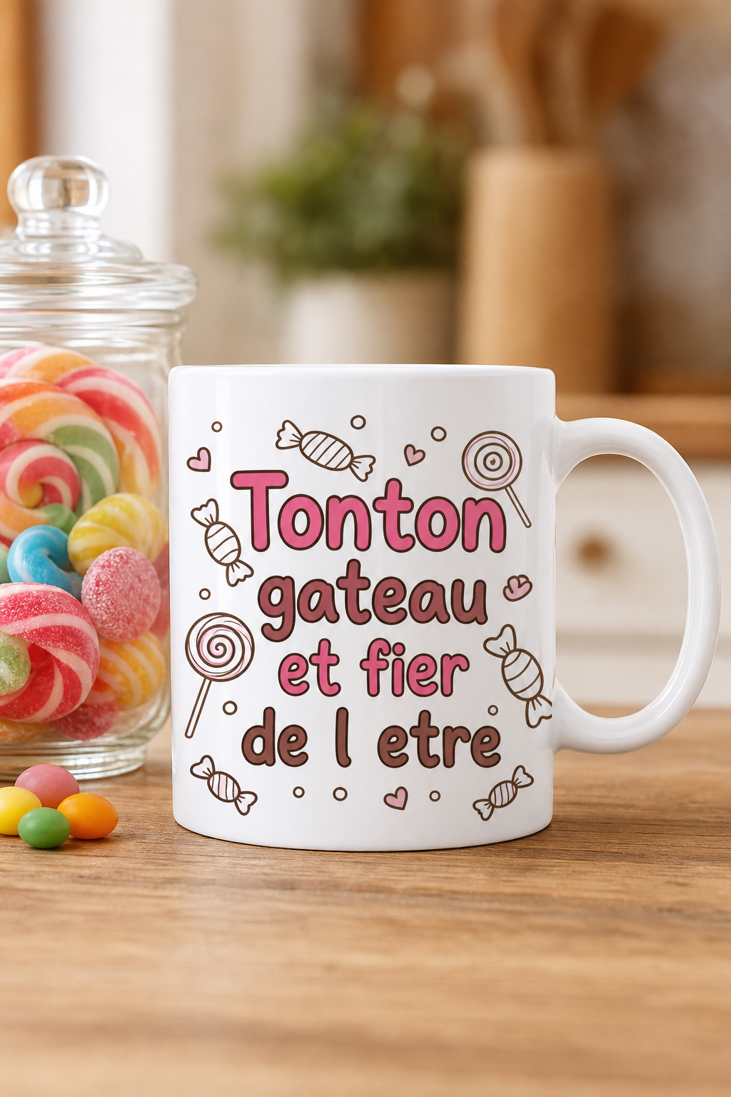 Mug Tonton Gâteau personnalisé – attention douce pour un oncle | Instant Mugs