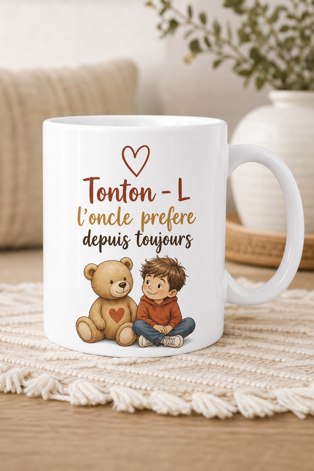 Mug Tonton Humour personnalisé – rires et complicité | Instant Mugs