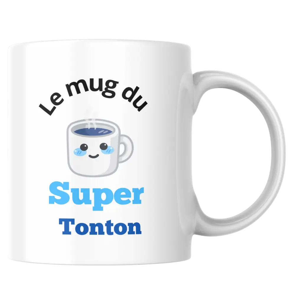 Mug tonton – Le mug du Super Tonton en céramique – cadeau original – Instant Mugs - Mug