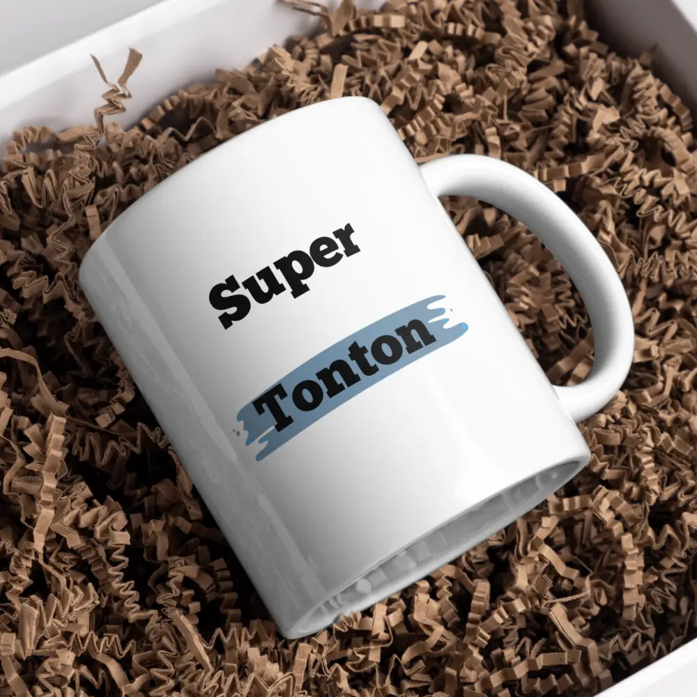 Mug tonton – Super Tonton en céramique – cadeau personnalisable – Instant Mugs - Mug