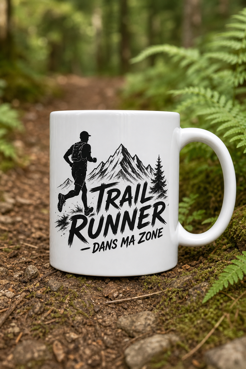 Mug Trail Running personnalisé – énergie des sentiers | Instant Mugs