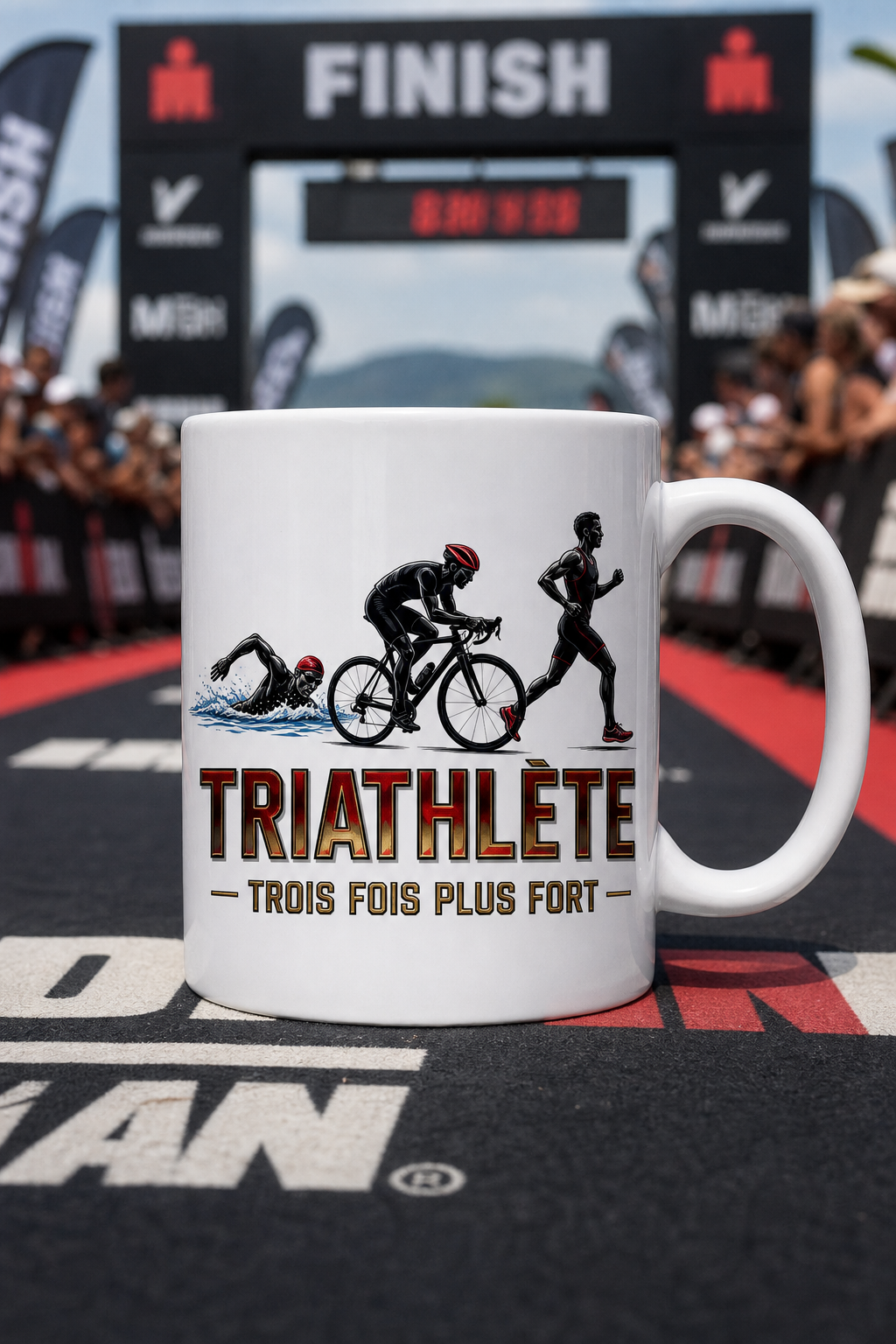 Mug Triathlon personnalisé – énergie iron man | Instant Mugs